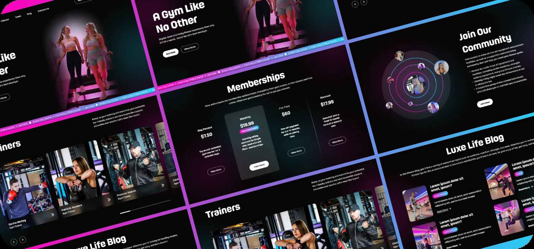 Luxe Fitness work 1